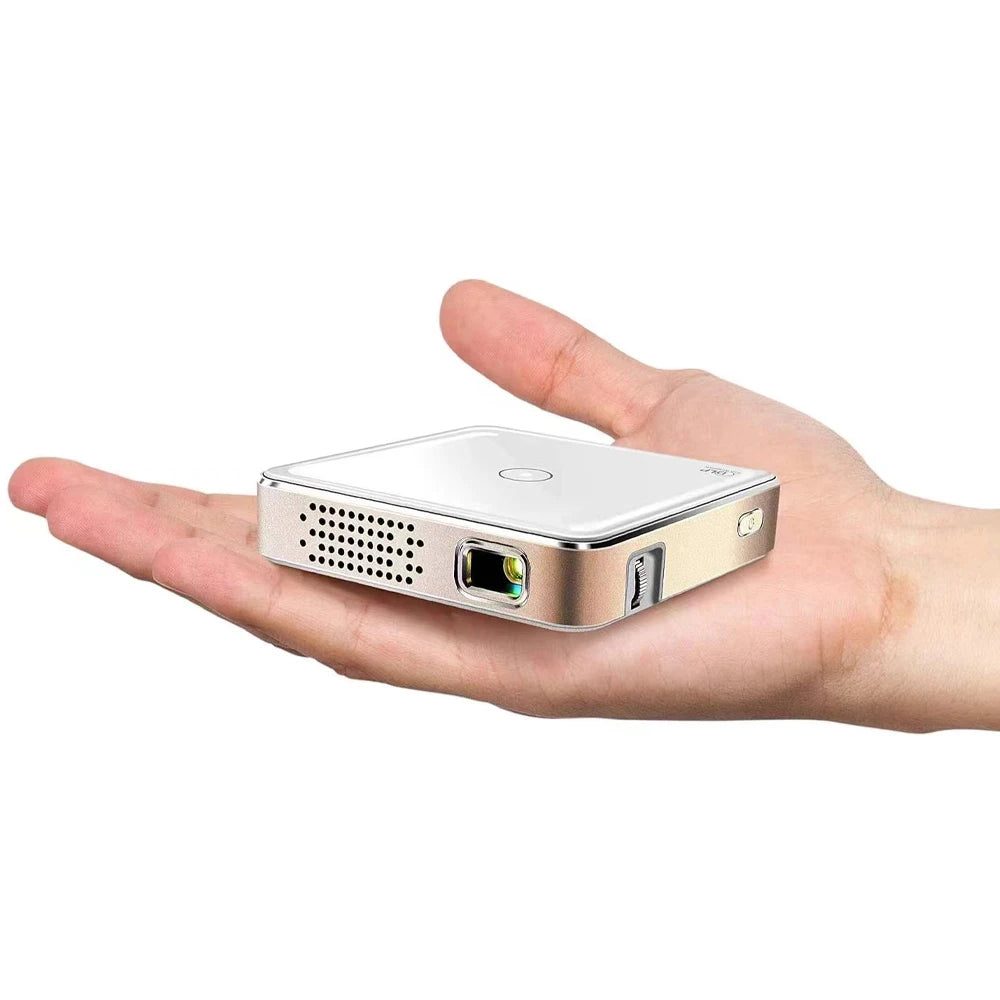Smartldea nouveau Mini projecteur HD dlp support 1080p intégré capacité de la batterie filaire téléphone miroir projecteur projecteur Home cinéma