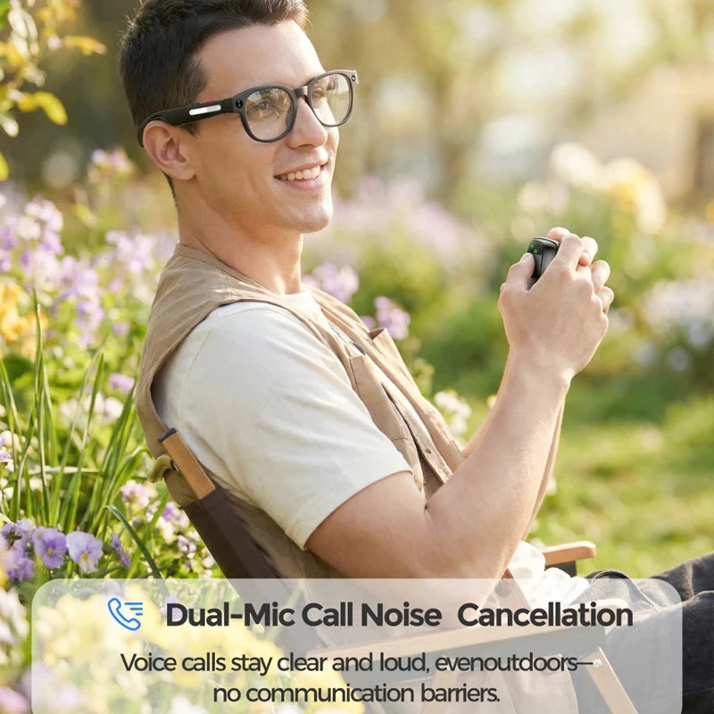 800W HD AI lunettes Bluetooth intelligentes HD prise de vue caméra étanche Photo vidéo appel vocal traduction AI lunettes de caméra intelligente