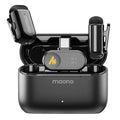 Microphone cravate sans fil Maono T1mini pour téléphone - Réduction du bruit, fonction de coupe automatique, configuration via application, enregistrement audio et vidéo