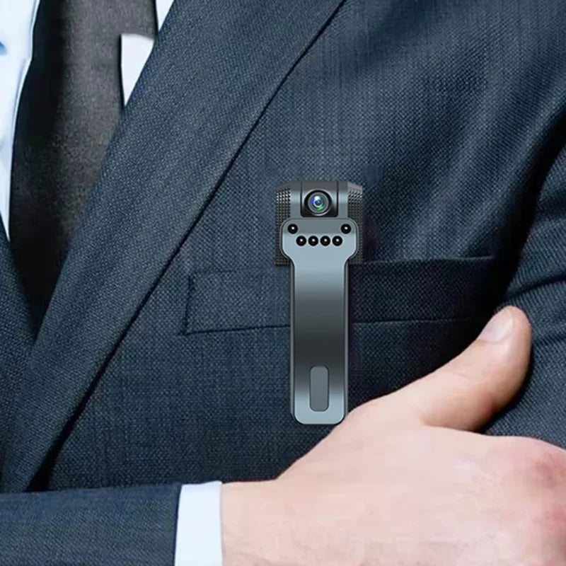 Mini caméra 64G enregistreur Lavalier sans fil Mini caméra avec enregistreur de détection de mouvement caméra de Surveillance pour conférence MP3 Au