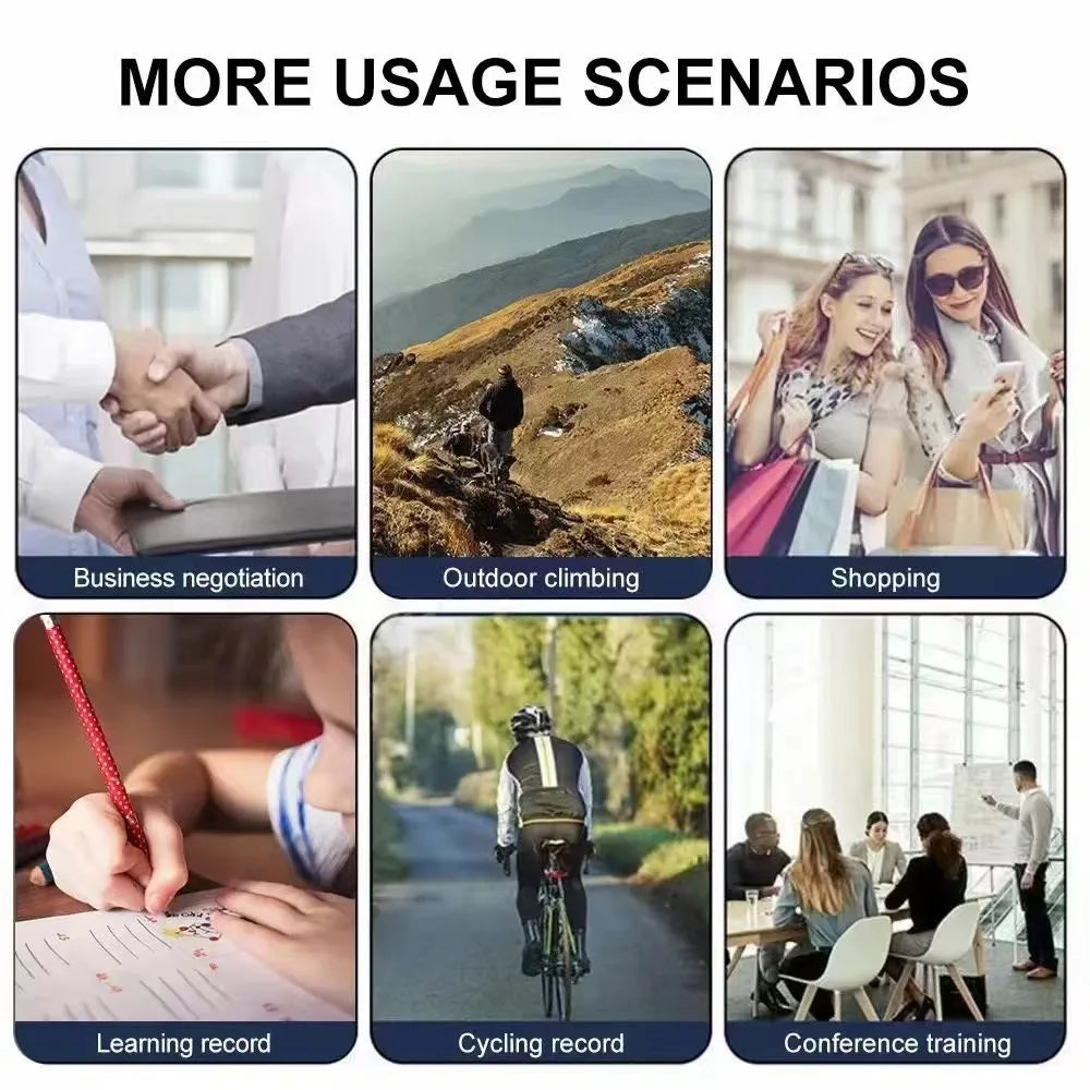 Mini Caméra Vidéo et Audio HD 1080P, Caméscope Statique en Boucle Lavalier, réinitialisation Arrière Magnétique pour Conférence en Plein Air