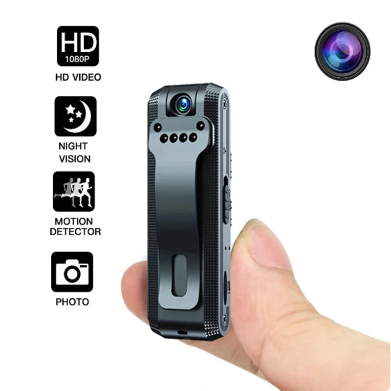 Mini caméra 64G enregistreur Lavalier sans fil Mini caméra avec enregistreur de détection de mouvement caméra de Surveillance pour conférence MP3 Au