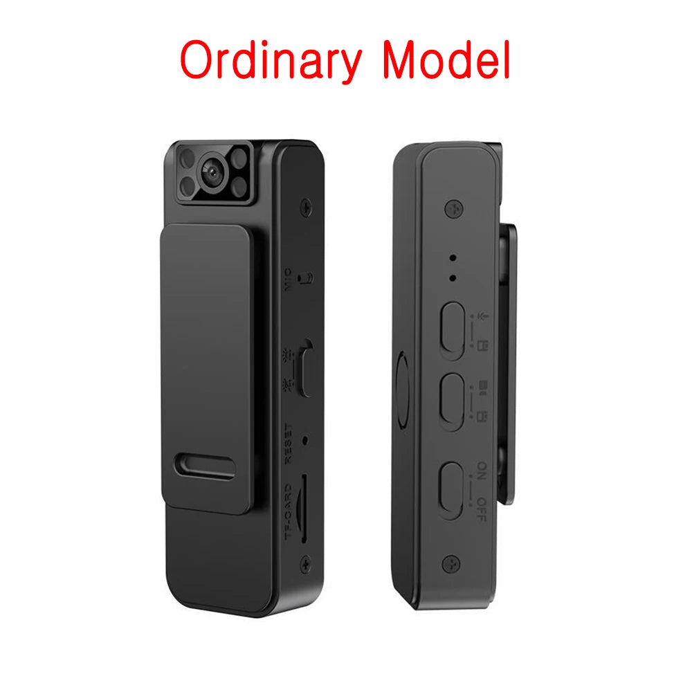 Mini Caméra Vidéo et Audio HD 1080P, Caméscope Statique en Boucle Lavalier, réinitialisation Arrière Magnétique pour Conférence en Plein Air