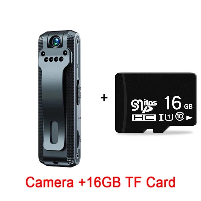 Mini caméra 64G enregistreur Lavalier sans fil Mini caméra avec enregistreur de détection de mouvement caméra de Surveillance pour conférence MP3 Au