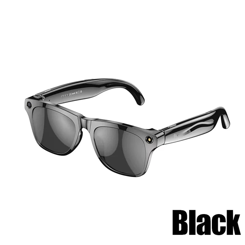 4K mode AI caméra lunettes intelligentes étanche Bluetooth5.3 appel jouer de la musique lunettes intelligentes identifier les images utiliser ChatGPT