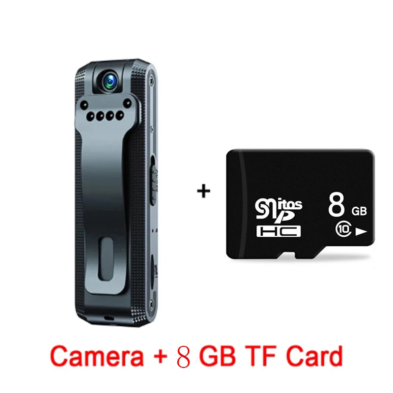 Mini caméra 64G enregistreur Lavalier sans fil Mini caméra avec enregistreur de détection de mouvement caméra de Surveillance pour conférence MP3 Au